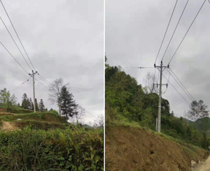 渝湘復線高速公路酉陽段永臨結合電源線工程
